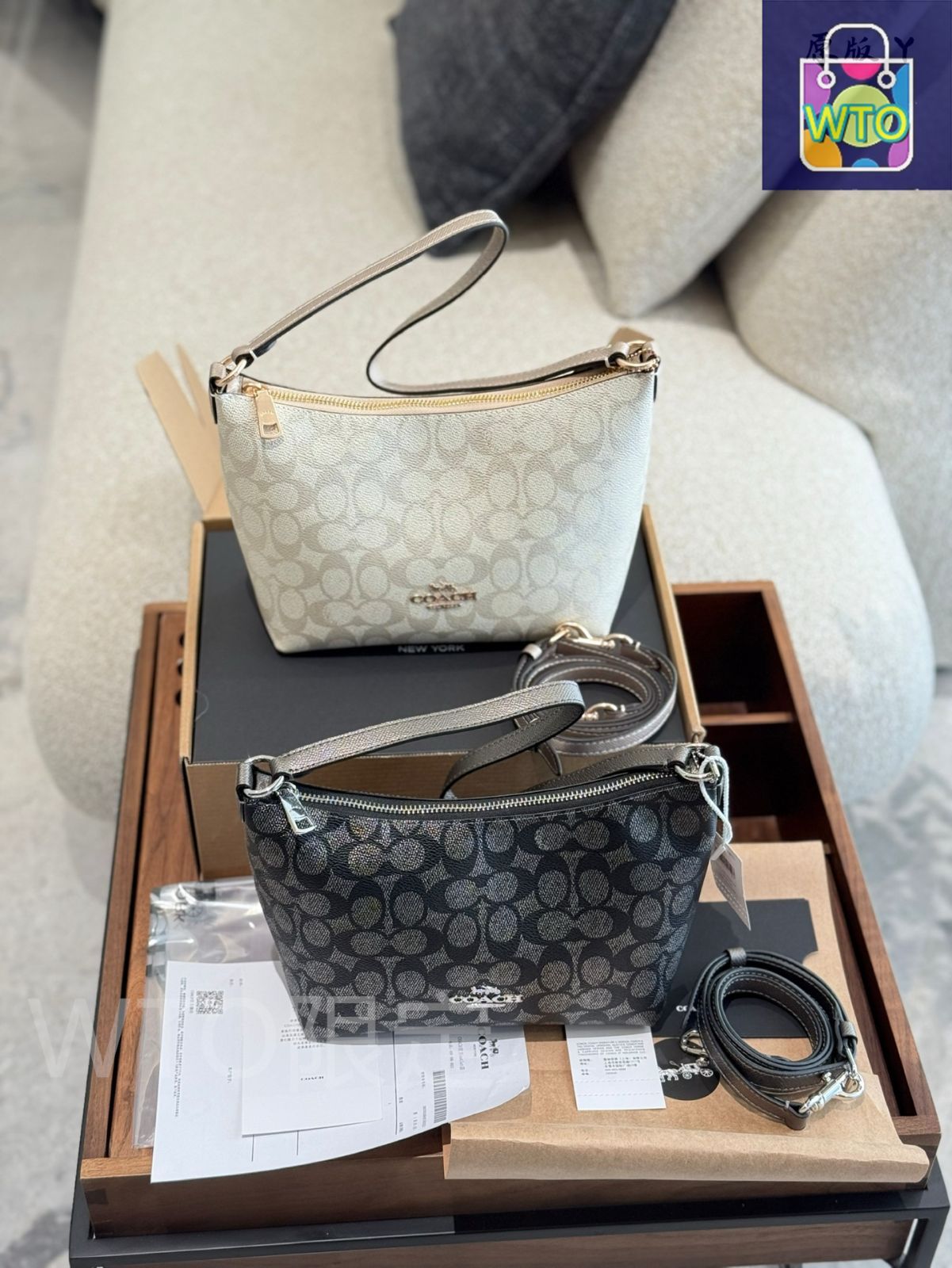 今日特価】Coach コーチ ランチボックスバッグ 複数の着用方法に