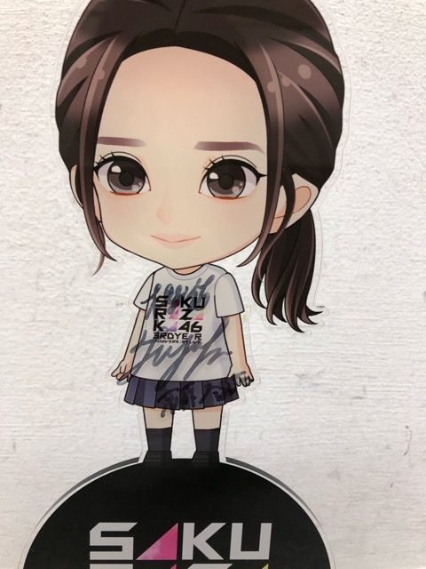 全国どこでも送料無料！ 齋藤冬優花 櫻坂46 縁日 直筆サイン入り アクリルスタンド アイドルグッズ