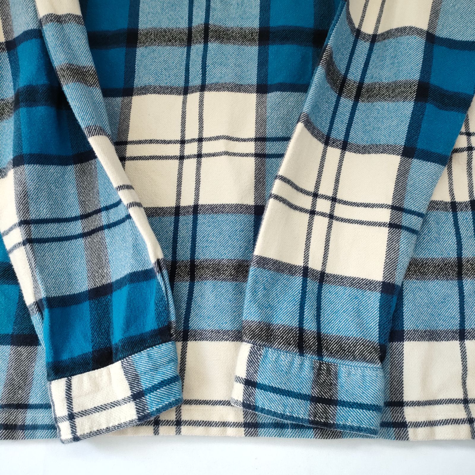 patagonia フィヨルドシャツ へビネル ロエベ Lサイズ ブルー オーガニックコットン パタゴニア