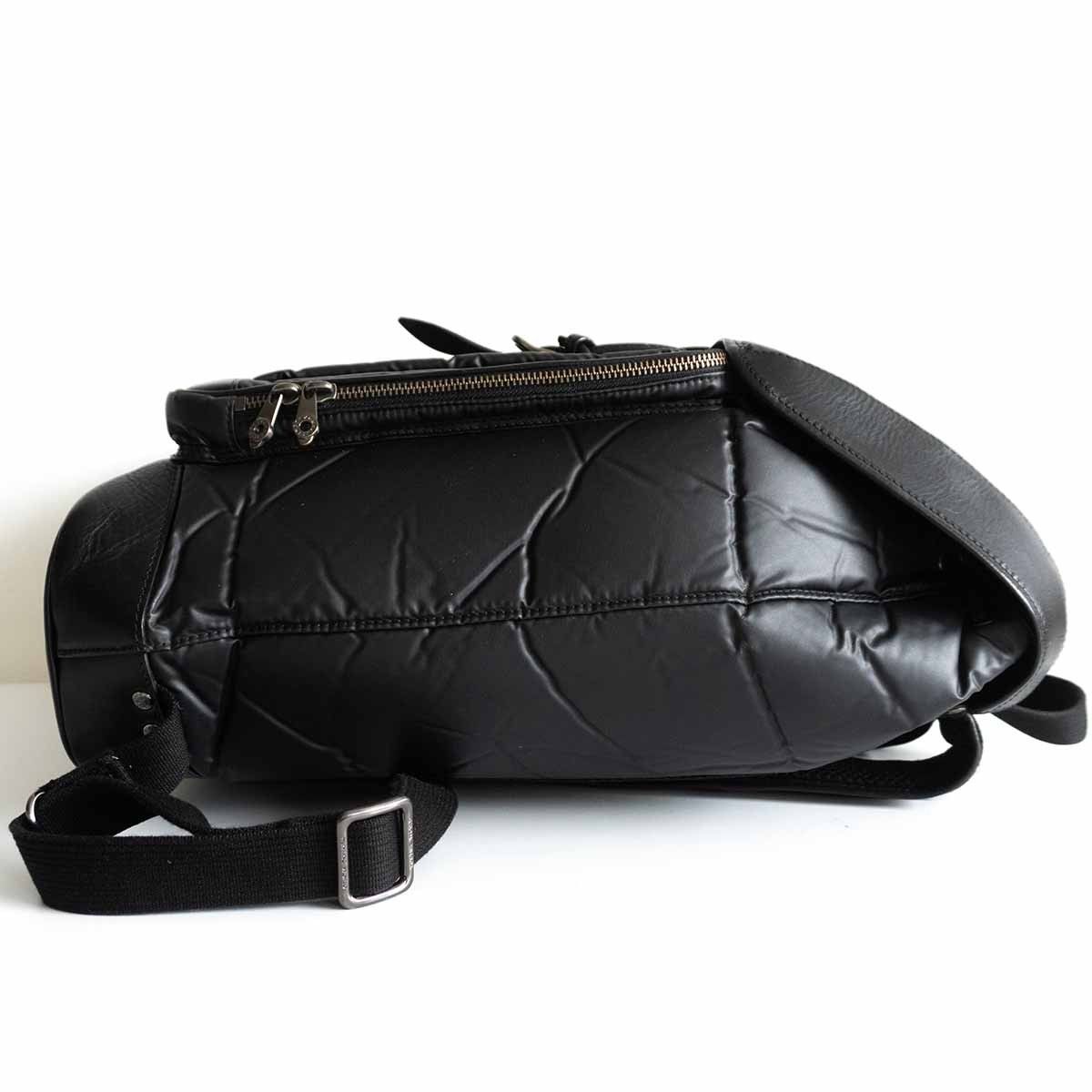 高級品】 HUNTING WORLD 【バチュークロス バックパック】ブラック