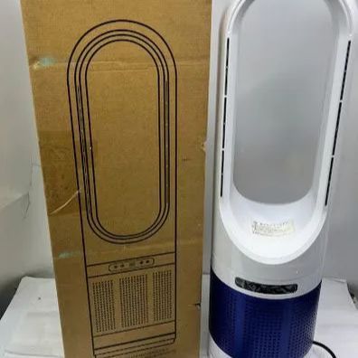 タワーファン セラミックヒーター UML046JR ホワイト Amazon | 【2025新登場・冷暖兼用・羽根なし 】扇風機 タワー