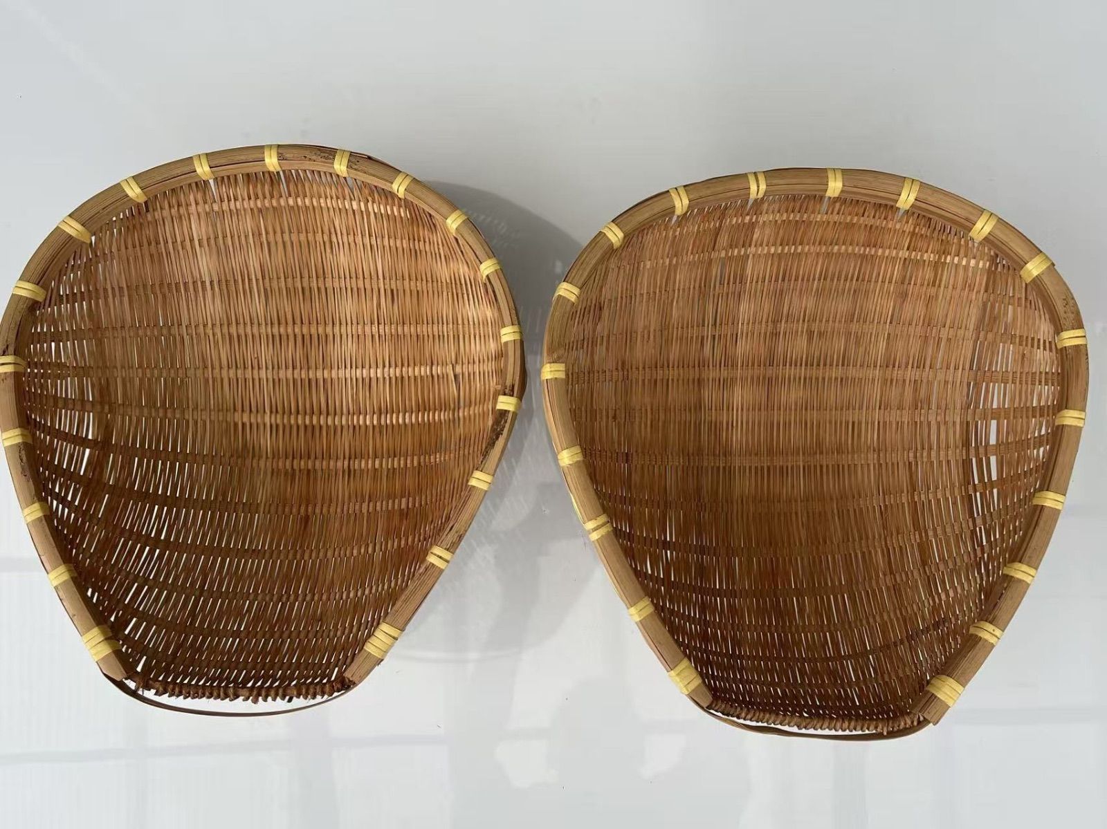 竹ざる 片口籠ざる 昭和レトロ 片口ざる 竹細工 竹かご 竹ざる 古道具 昭和