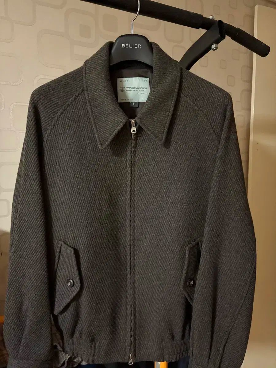 BELIER ベルリエ 対角線 ヘビー ウール ジャケット