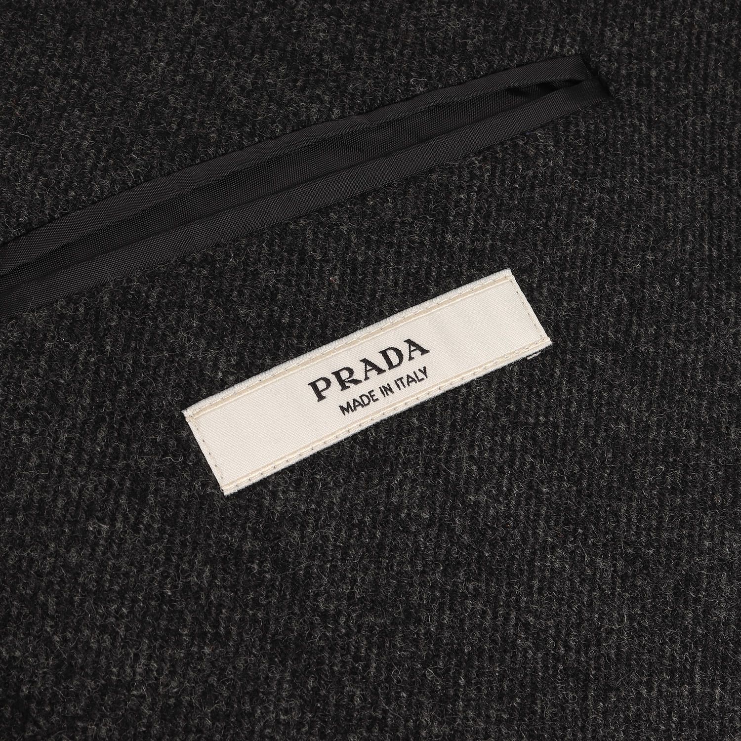 PRADA プラダ コート サイズ:50 メルトンウール チェスター コート 