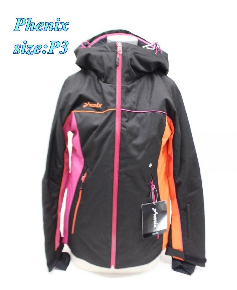 phenix - Phenix フェニックス レディース スキージャケット P3 ブラック ET3820T65 スポーツ アウター R2411-122 phenix - Phenix フェニックス レディース スキージャケット P3