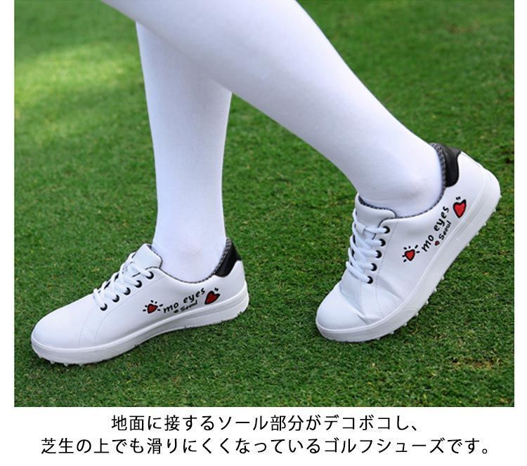 【全国送料無料！】 ゴルフシューズ スパイクレス ゴルフ シューズ 運動靴 レディース スニーカー 軽量 防水 耐滑 滑り止め スポーツ 靴 婦人 女性 ゴルフ用 シューズ 運動靴 歩きやすい 疲れにくい ウォーキング sam1050