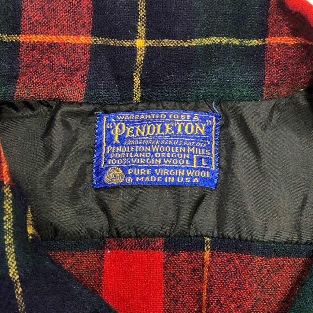 PENDLETON 70s ビンテージ チェック ボードシャツ ペンドルトン 70s Pendleton ペンドルトン ボードシャツ BoardShirt Mサイズ