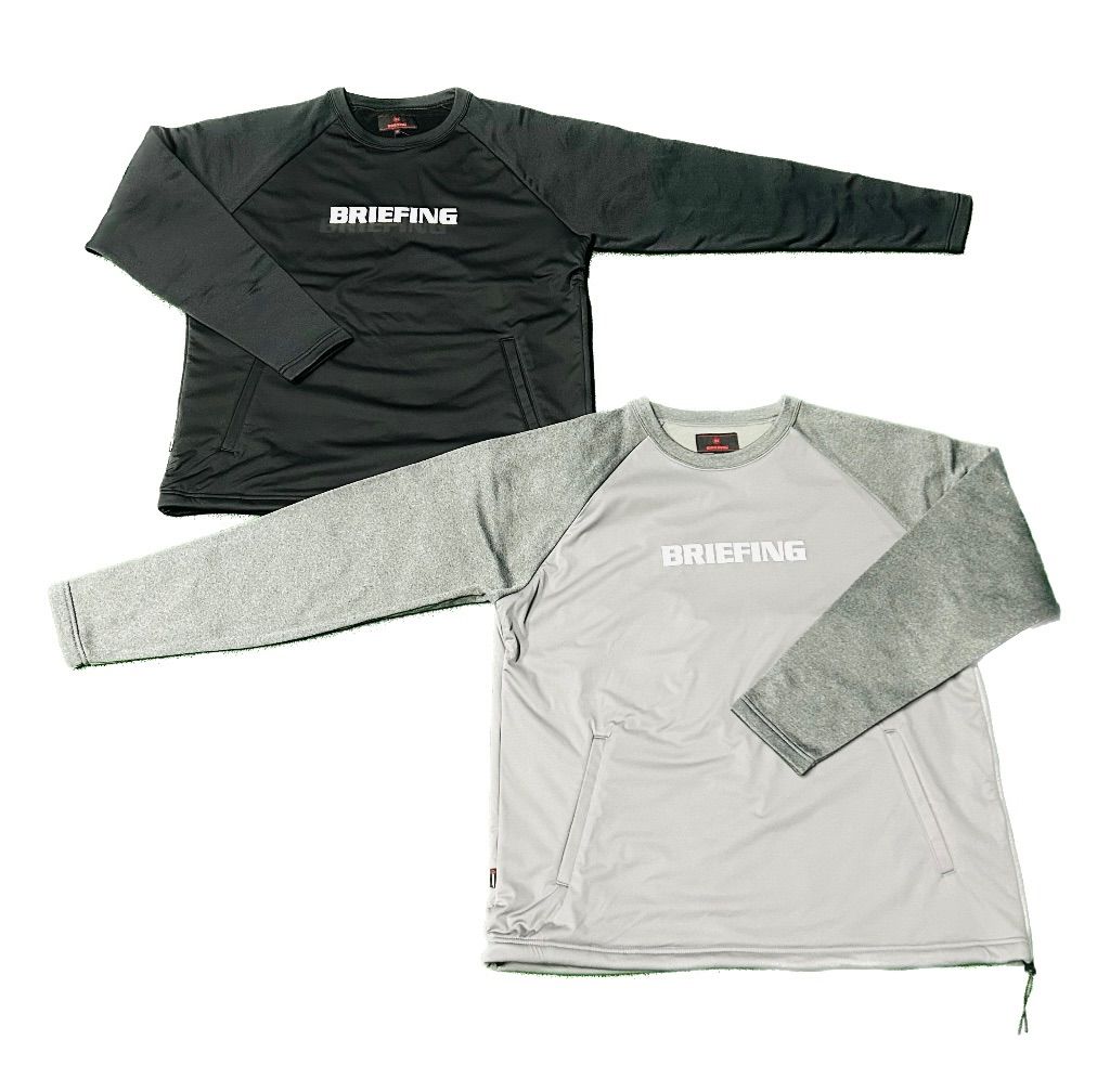 新品　BRIEFING POLARTEC CREWNECK グレーM 40%OFF】BRIEFING ブリーフィング briefing メンズ ポーラテック MEN'S