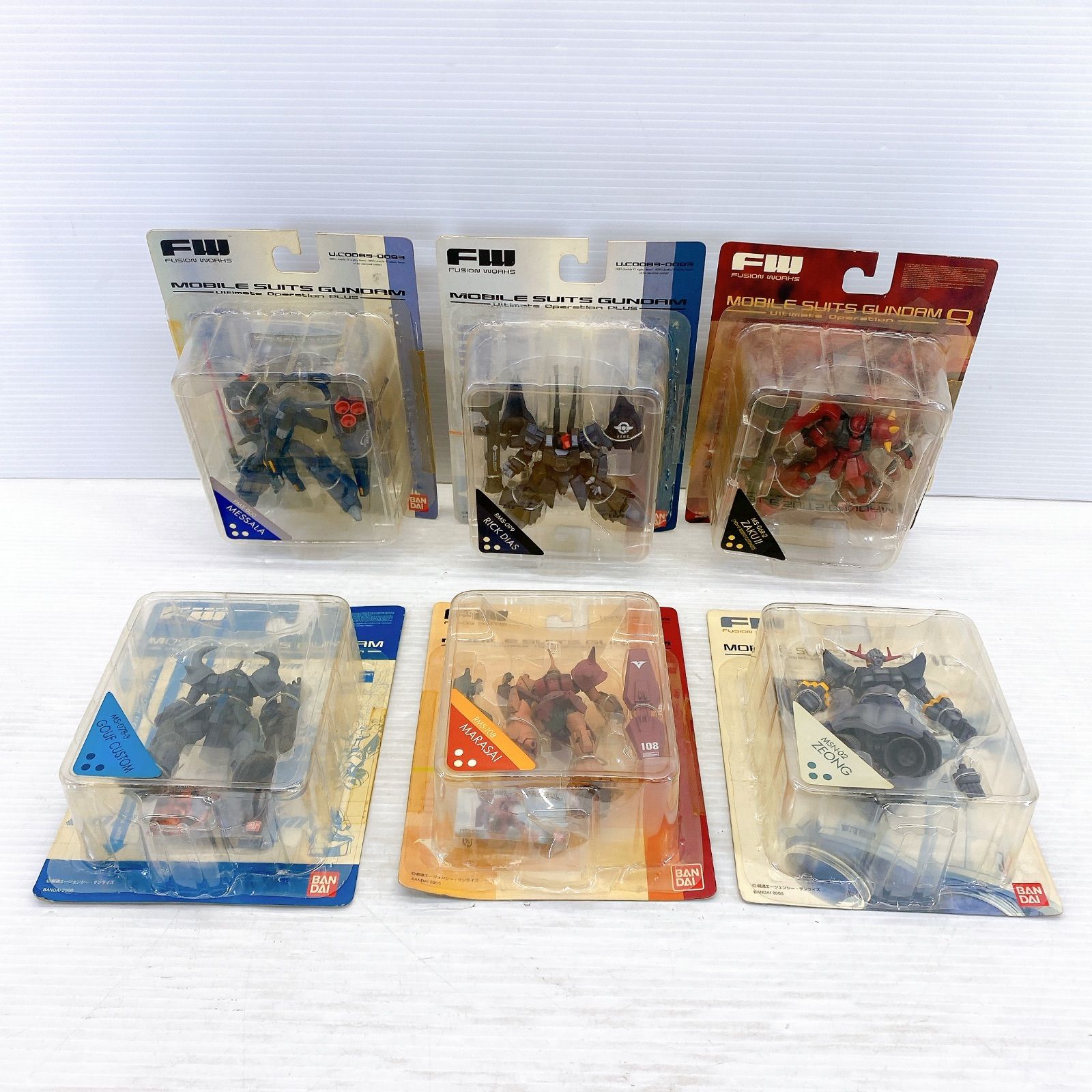 ◇BANDAI FUSION WORKS -フュージョンワークス- モビルスーツ6体
