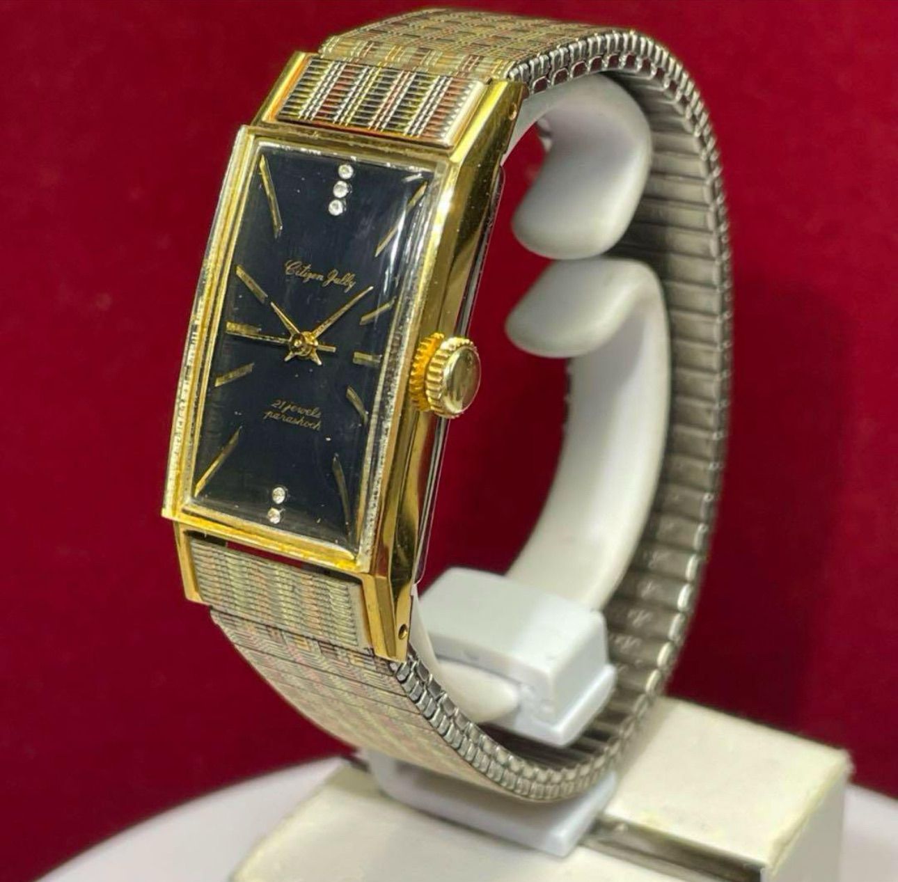 OH済】 希少 未使用保管品60s CITIZEN 手巻 純正ベルト 腕時計