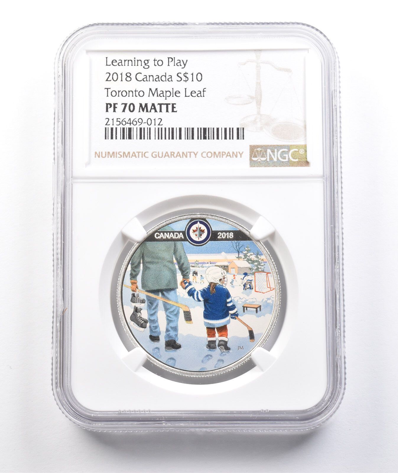 2018年カナダ10ドル銀貨 Learn Play トロント メープルリーフ PF70 マット NGC