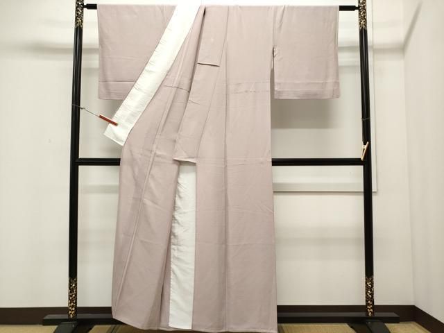 平和屋着物□上質な色無地 蘇芳香色 正絹 逸品 AAAX9653ph