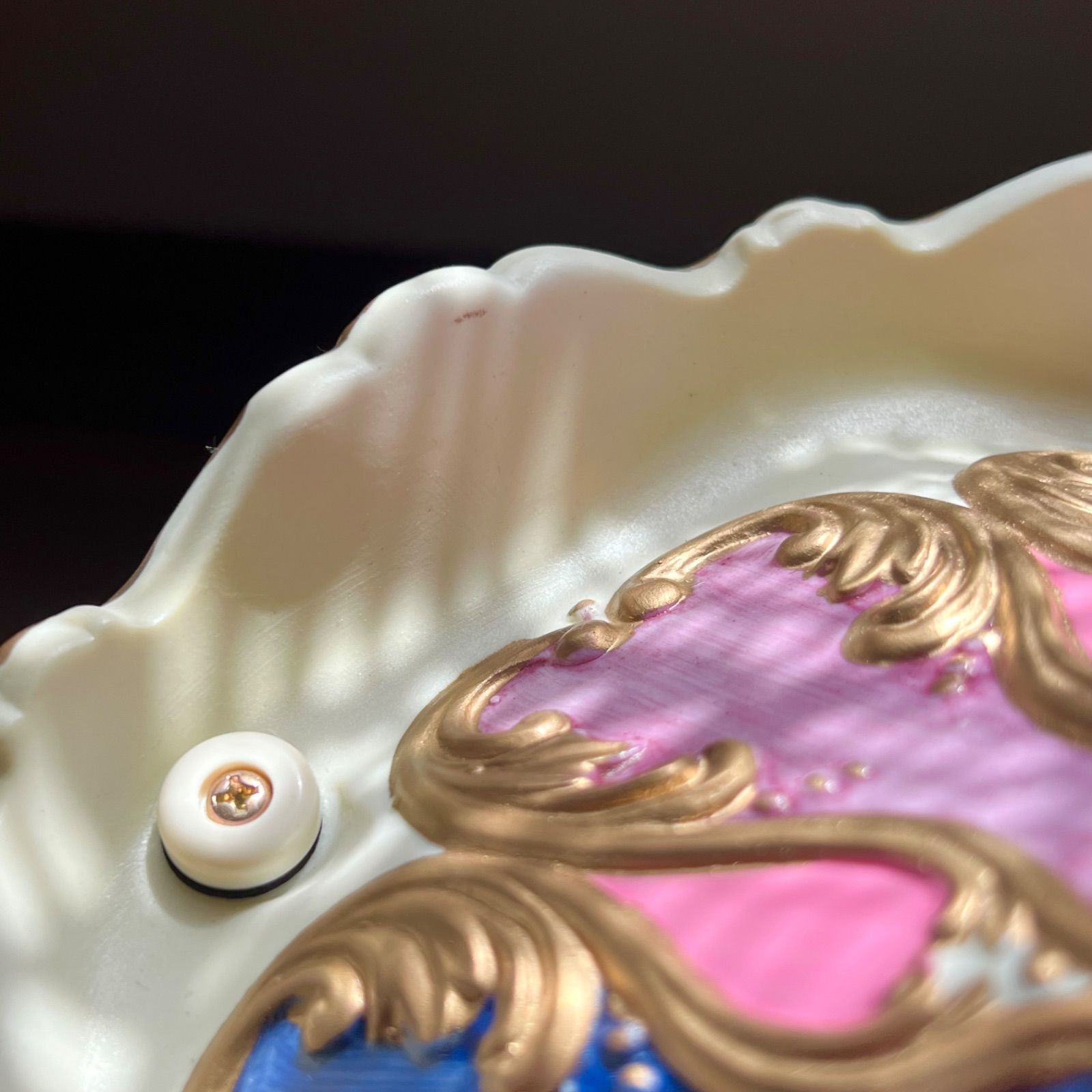 オルゴール付メリーゴーランド　陶器　日本製　可動品 即納】 オルゴール メリーゴーランド 陶器製 デラックス