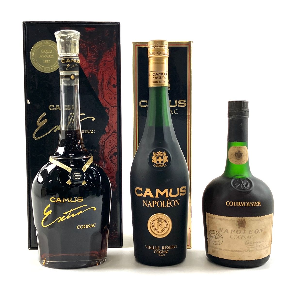 【2024新春福袋】 コニャック クルボアジェ カミュ 3本 700ml セット ブランデー その他