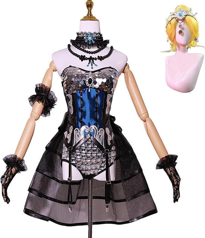 アイデンティティ5 コスプレ衣装 ウィッグ付き Identity V 第5人格 踊り子 クロートー COSPLAY服 仮装 セット 変装 忘年会 学園祭 制服
