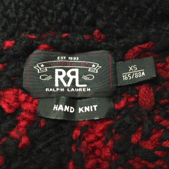 RRL ダブルアールエル HAND KNIT NATIVE SHAWL COLLAR CARDIGAN ハンド