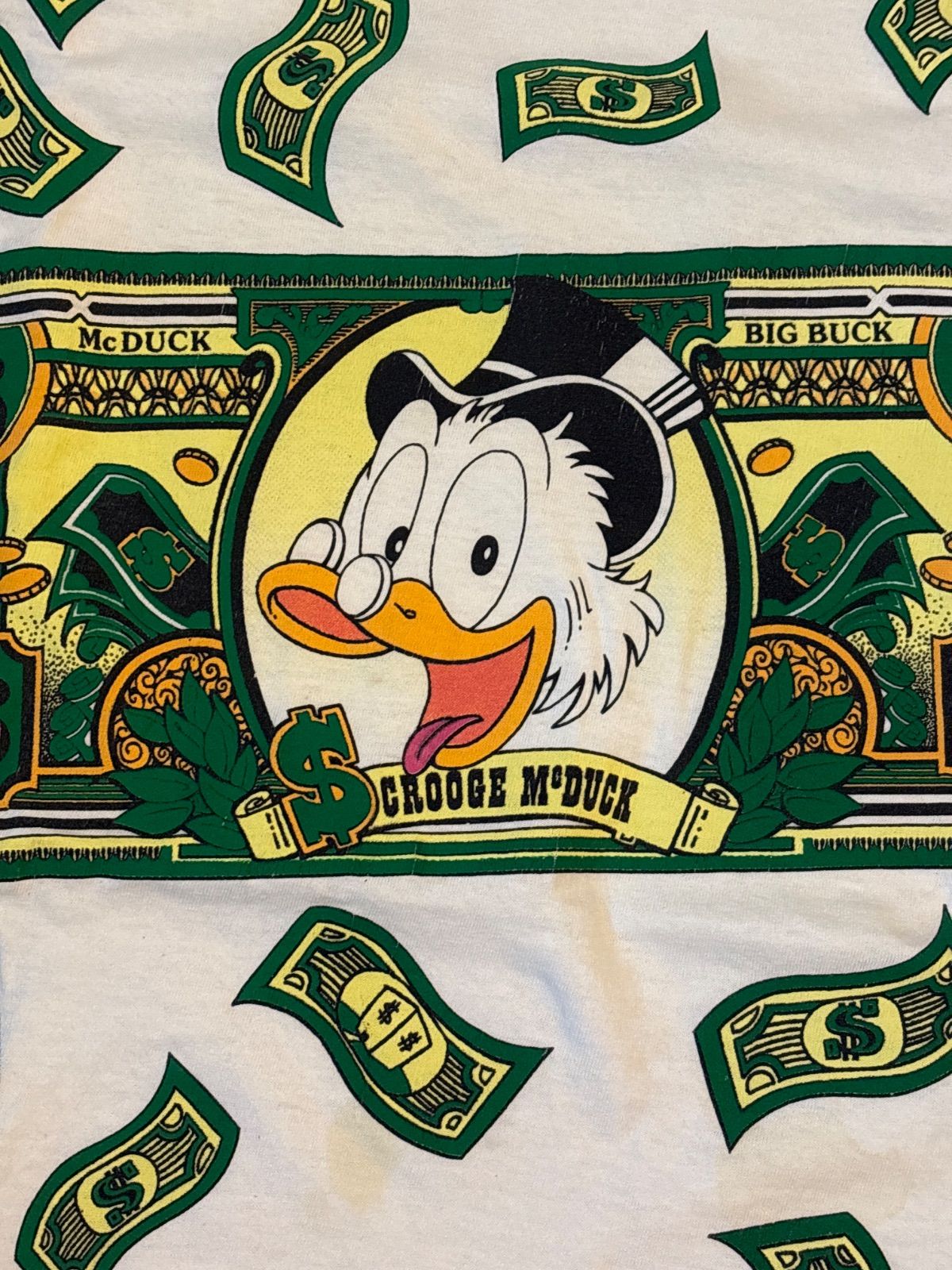 超レアキャラt【80s】Disny donald duck vintage tee ディズニー
