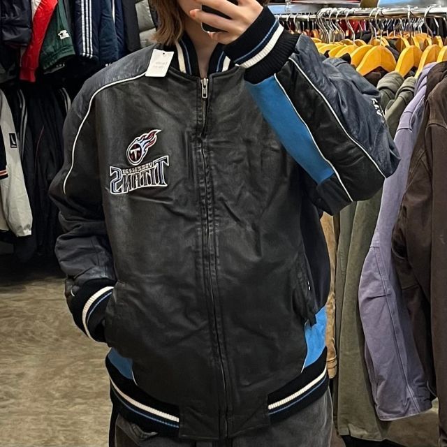 NFL TENNESSEE TITANS / テネシータイタンズ】レザージャケット