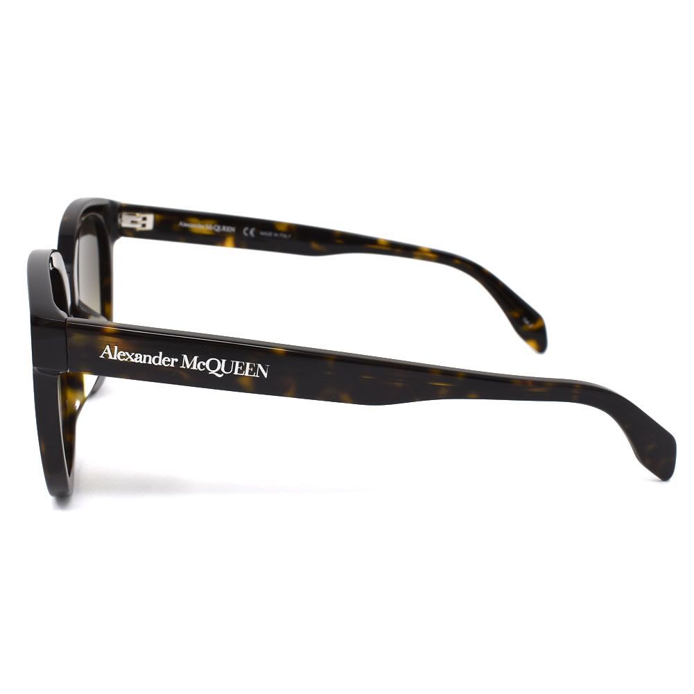 国内正規品 アレキサンダーマックイーン Alexander McQueen AM0304SK 002 サングラス アジアンフィット アイウェア 眼鏡  UVカット ブラウン ハバナ