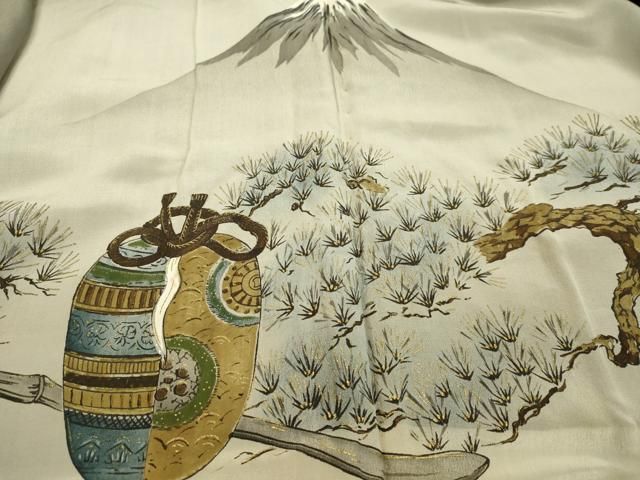 平和屋着物○男性 紬 アンサンブル 長襦袢(袷)セット 色無地 黒橡色 高島屋