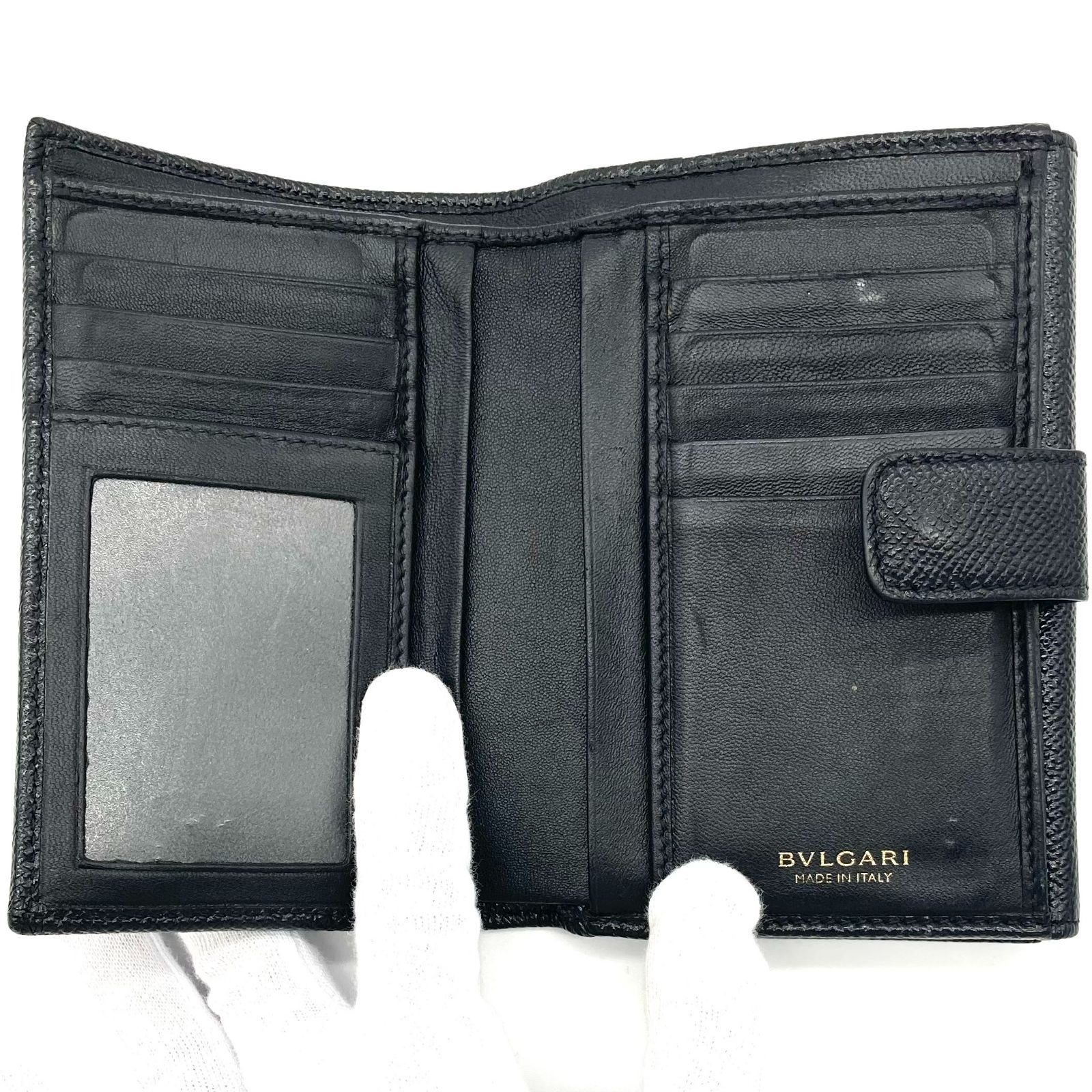 ▽ブルガリ・ブルガリ 二つ折り財布 280555 - メルカリ