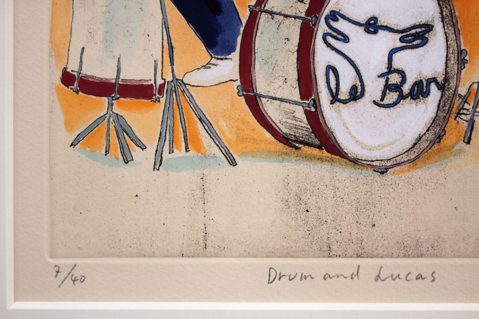 山本容子 「Drum and Lucas」 銅版画 絵画 - メルカリ