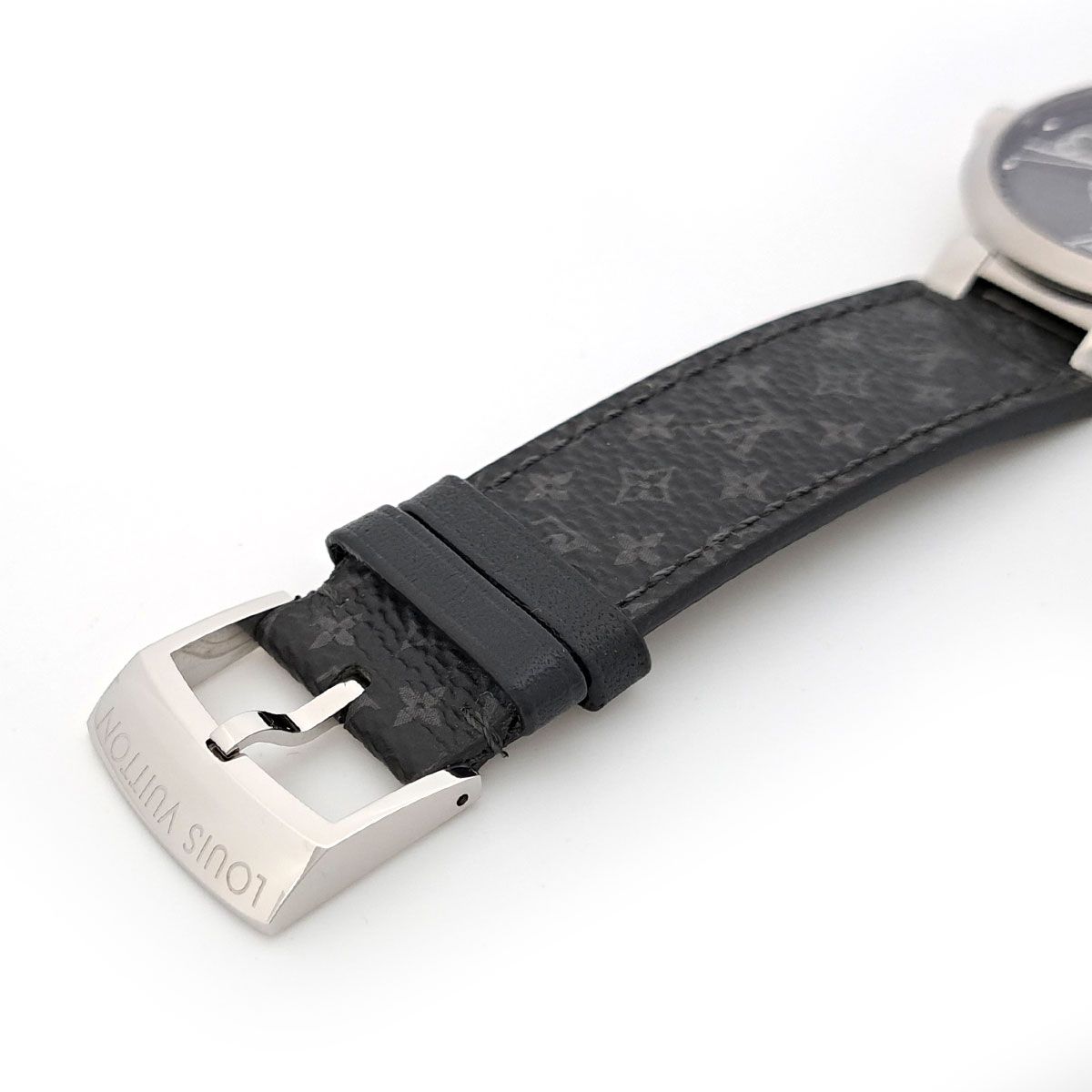 ルイ・ヴィトン タンブール スリム エクリプス Q1DM00 メンズ腕時計  