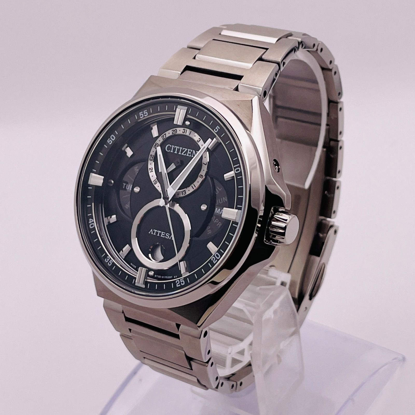 T487）未使用美品！ 正常稼働 CITIZEN シチズン ECO-DRIVE ATTESA