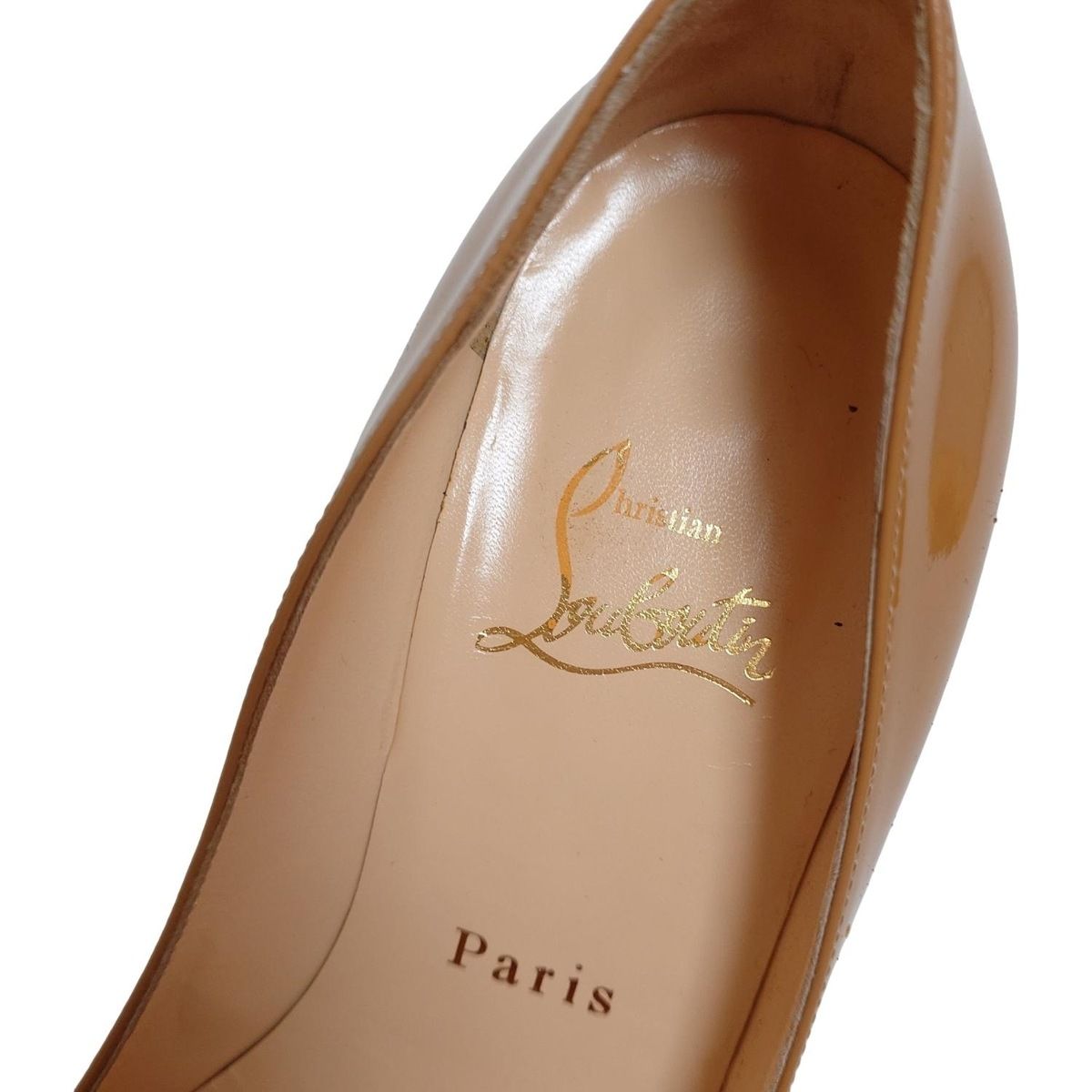 定番人気＊クリスチャンルブタン パンプス エナメル ベージュ 楽天市場】Christian Louboutin クリスチャン ルブタン SIMPLE