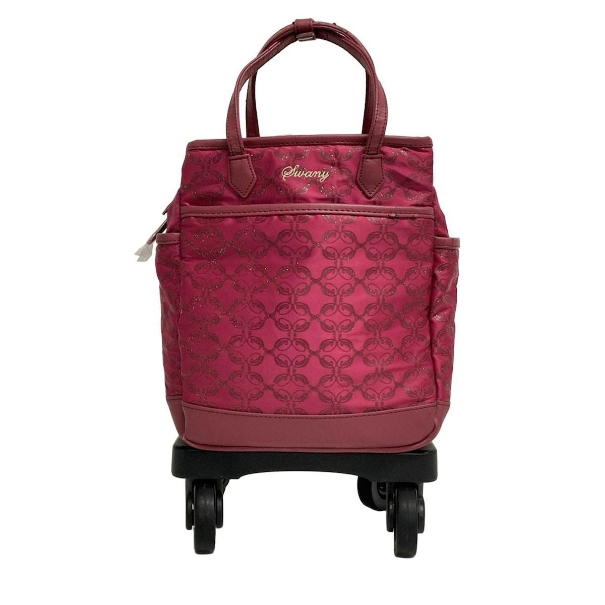 SWANY(スワニー) キャリーバッグ - ピンク×黒 TSAなし/本体ダイヤル  