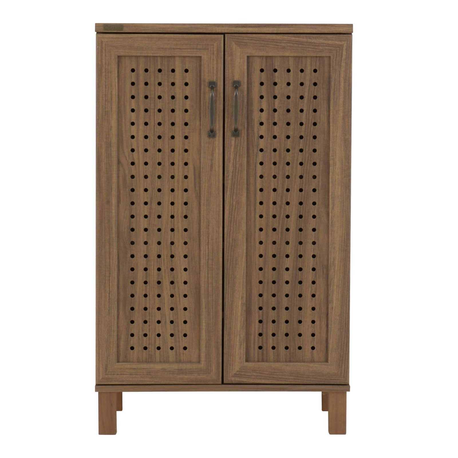 数量 奥行35cm 高さ93.5cm 幅58cm ブラウン ロータイプ 通気性 下駄箱 可動棚 シューズボックス 10~15足収納 GENKA GK95-60 佐藤産業 BR