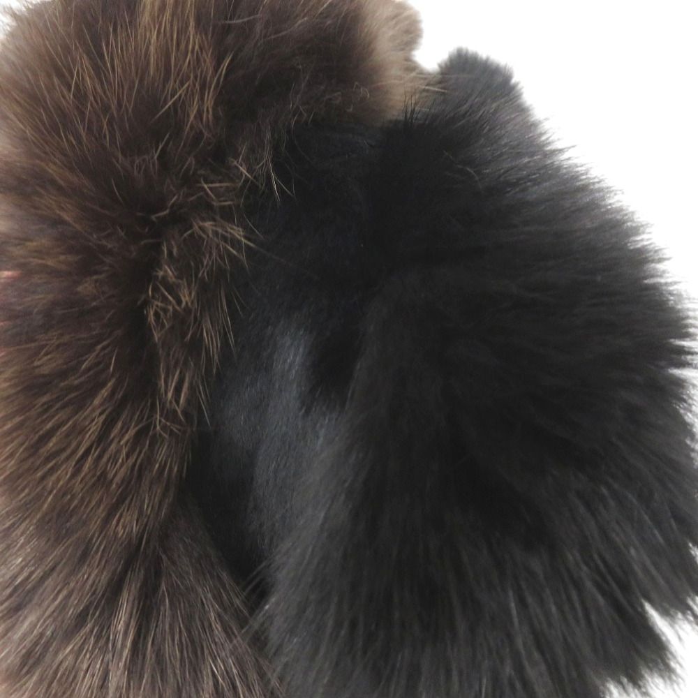 高級 美品 FENDI フェンディ ファー マフラー ティペット シルク 毛皮 高級 美品 FENDI フェンディ ファー マフラー ティペット シルク