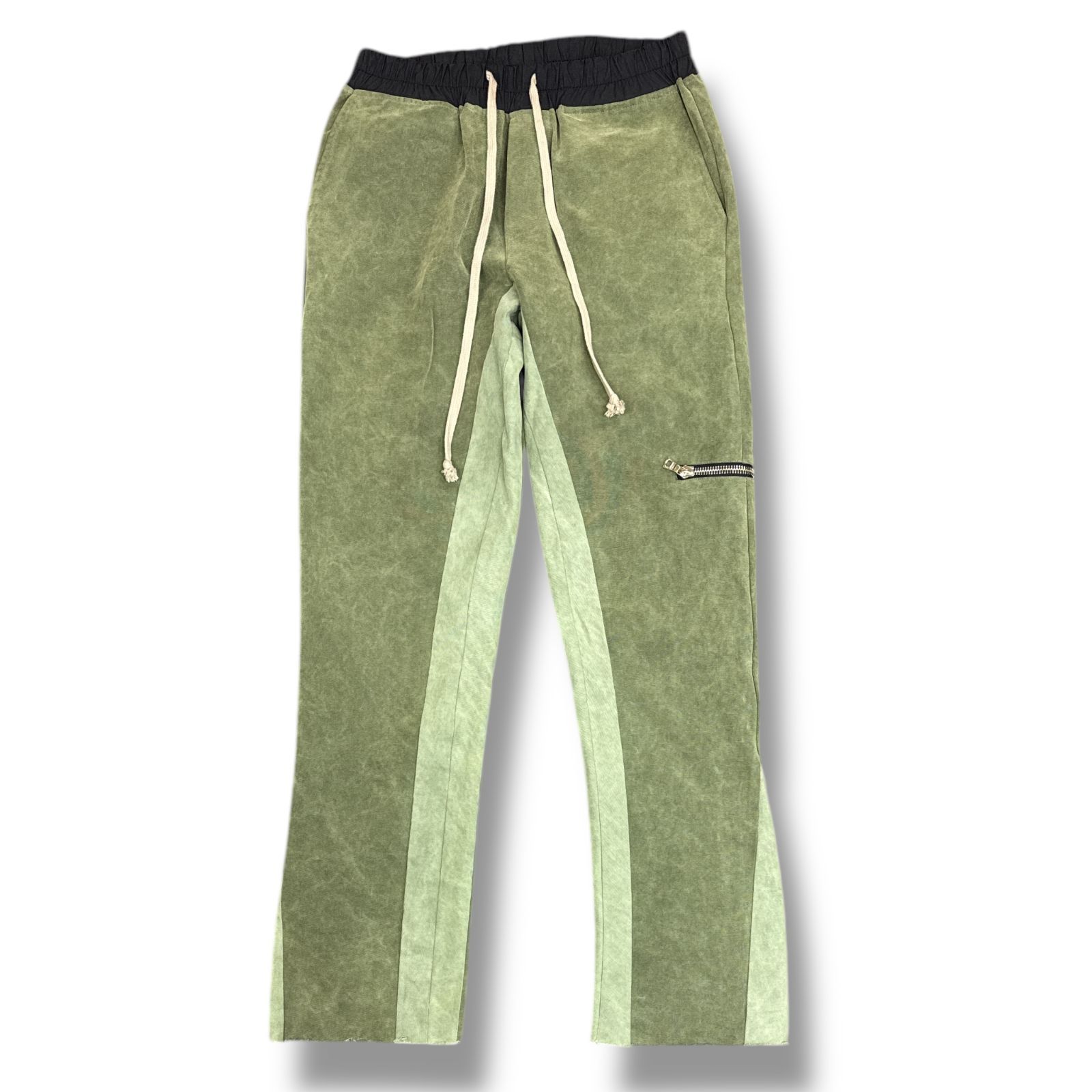 パンツ ASKYURSELF / zip flare canvas jogger L ASKYURSELF / zip flare canvas jogger L