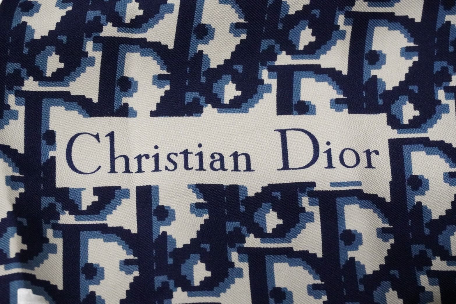 1442超美品　クリスチャンディオール　シルク　スカーフ　トロッター　トロター
