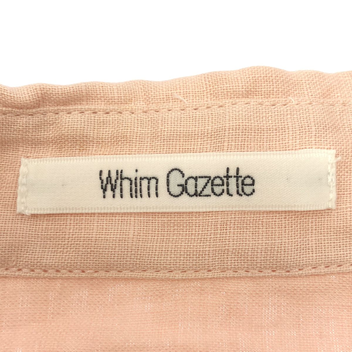 Whim Gazette ウィム ガゼット リネンキャンバスシャツ