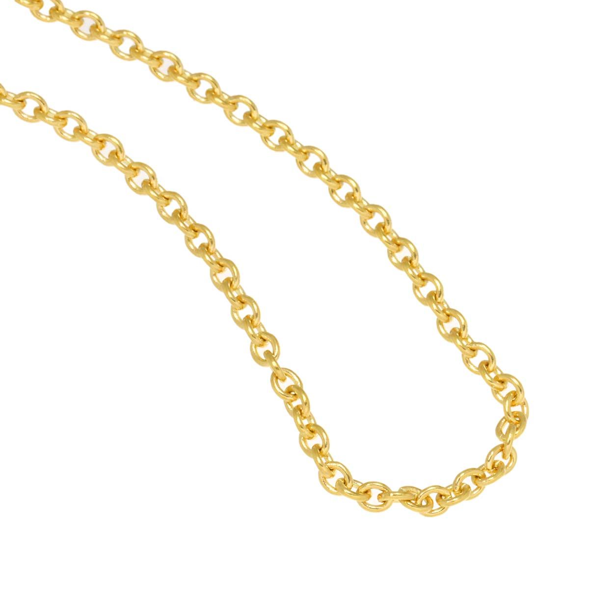 カルティエ Cartier チェーン ネックレス 42cm K18 YG イエロー