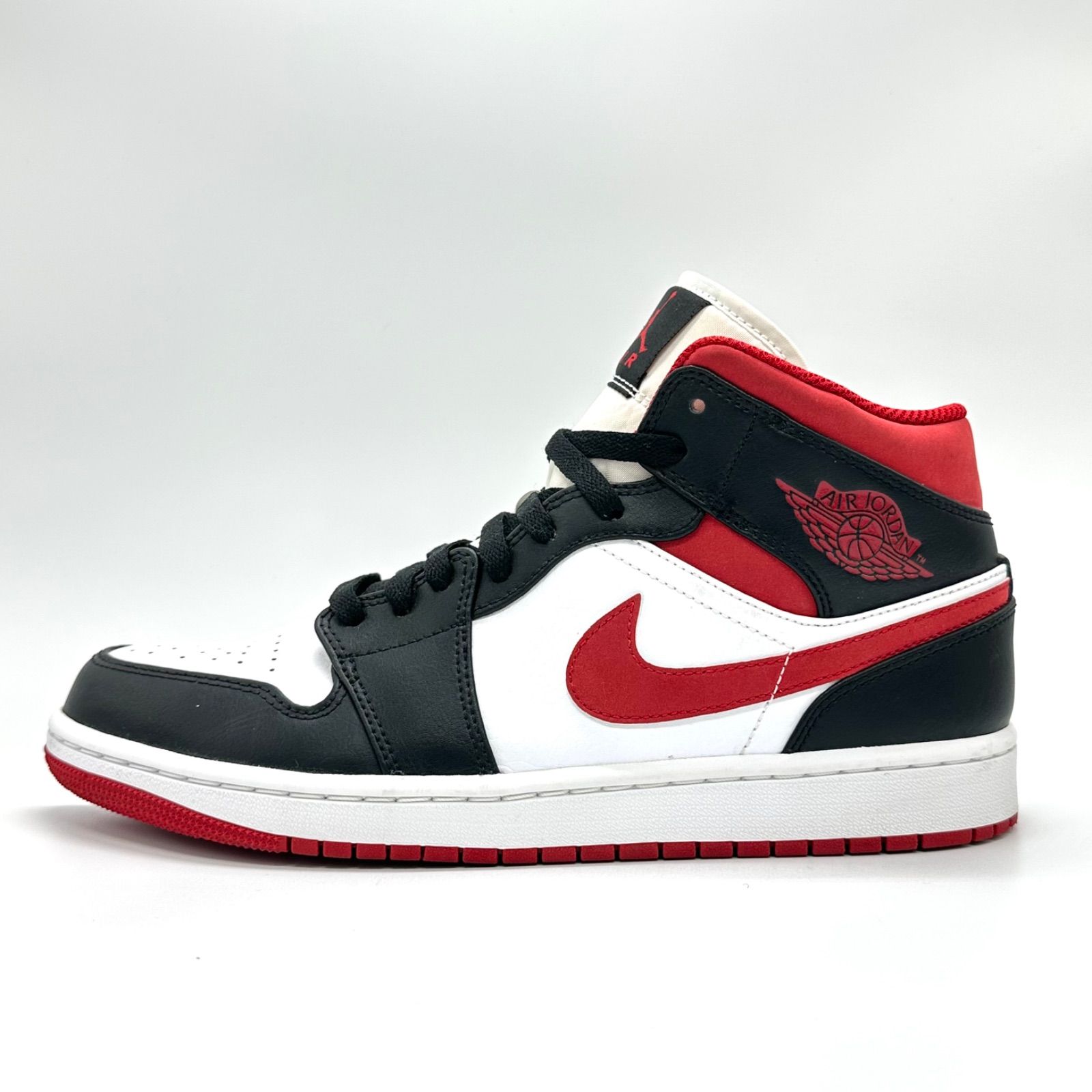 Nike Air Jordan 1 Mid White/Gym Red Black ナイキ エアジョーダン1  
