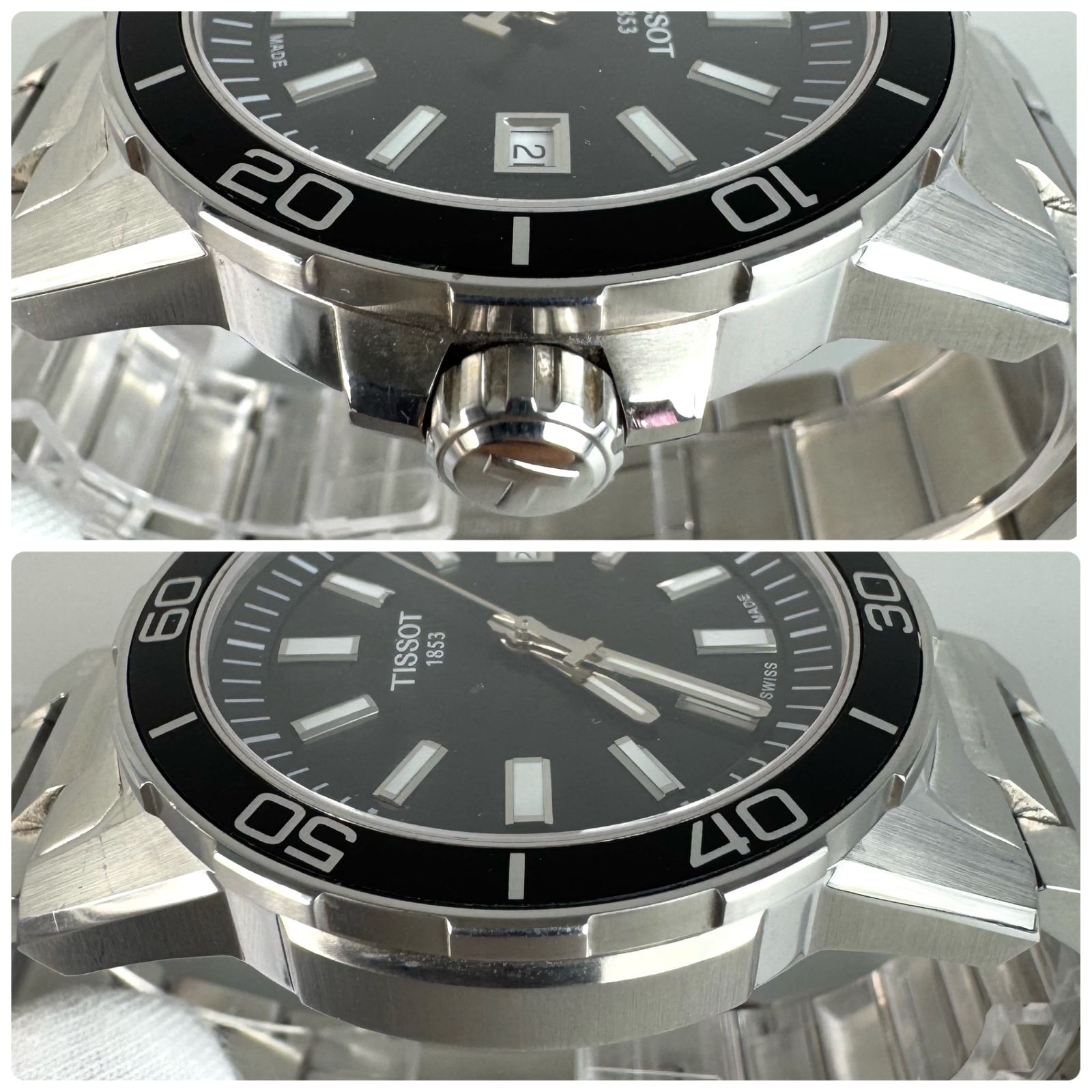 ティソ TISSOT スーパースポーツ SUPERSPORT T125610A クォーツ デイト
