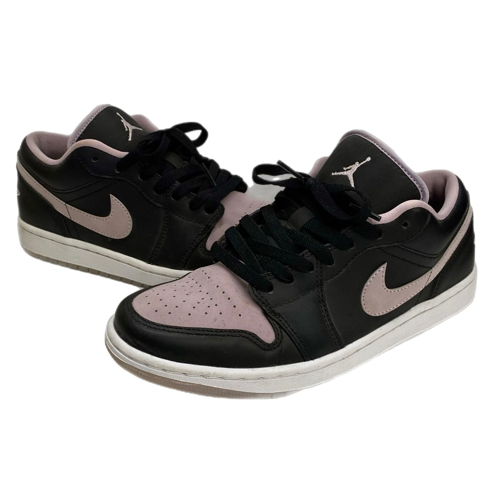 ナイキ NIKE エアジョーダン1 ロー SE ブラック アイスド ライラック