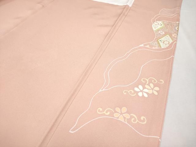 平和屋本店□極上 創業460年・千總 訪問着 駒刺繍 正倉院道長花唐草文