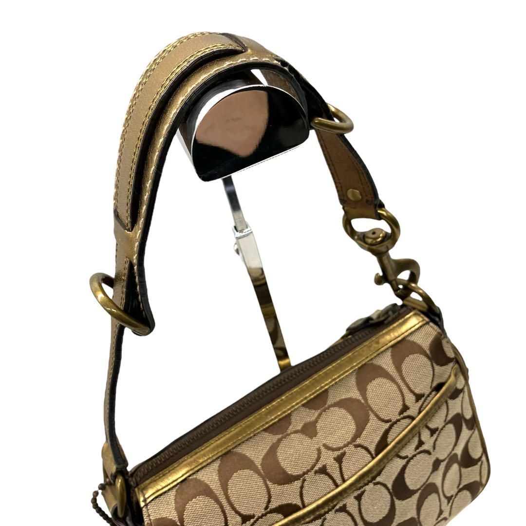 バッグ 2120 Coach Soho Flap Shoulderbag Gold 2120 Coach Soho Flap Shoulderbag Gold
