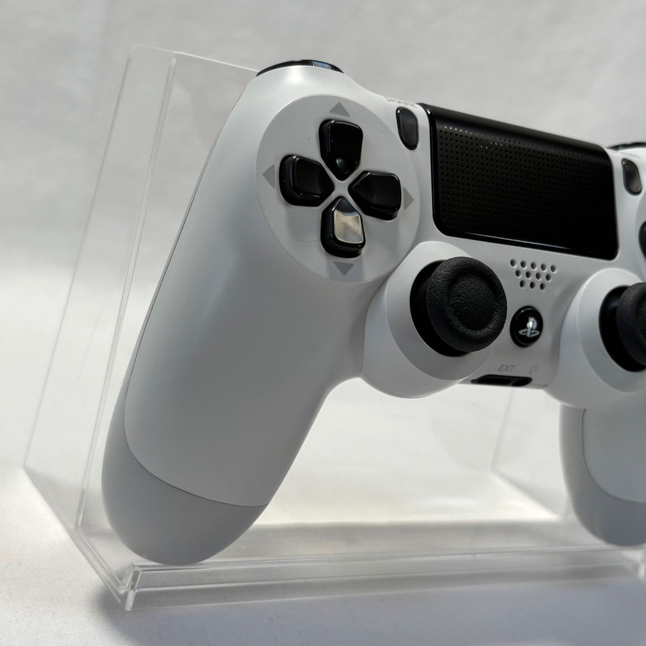 PS4 美品 純正 コントローラー グレイシャー・ホワイト DUALSHOCK4