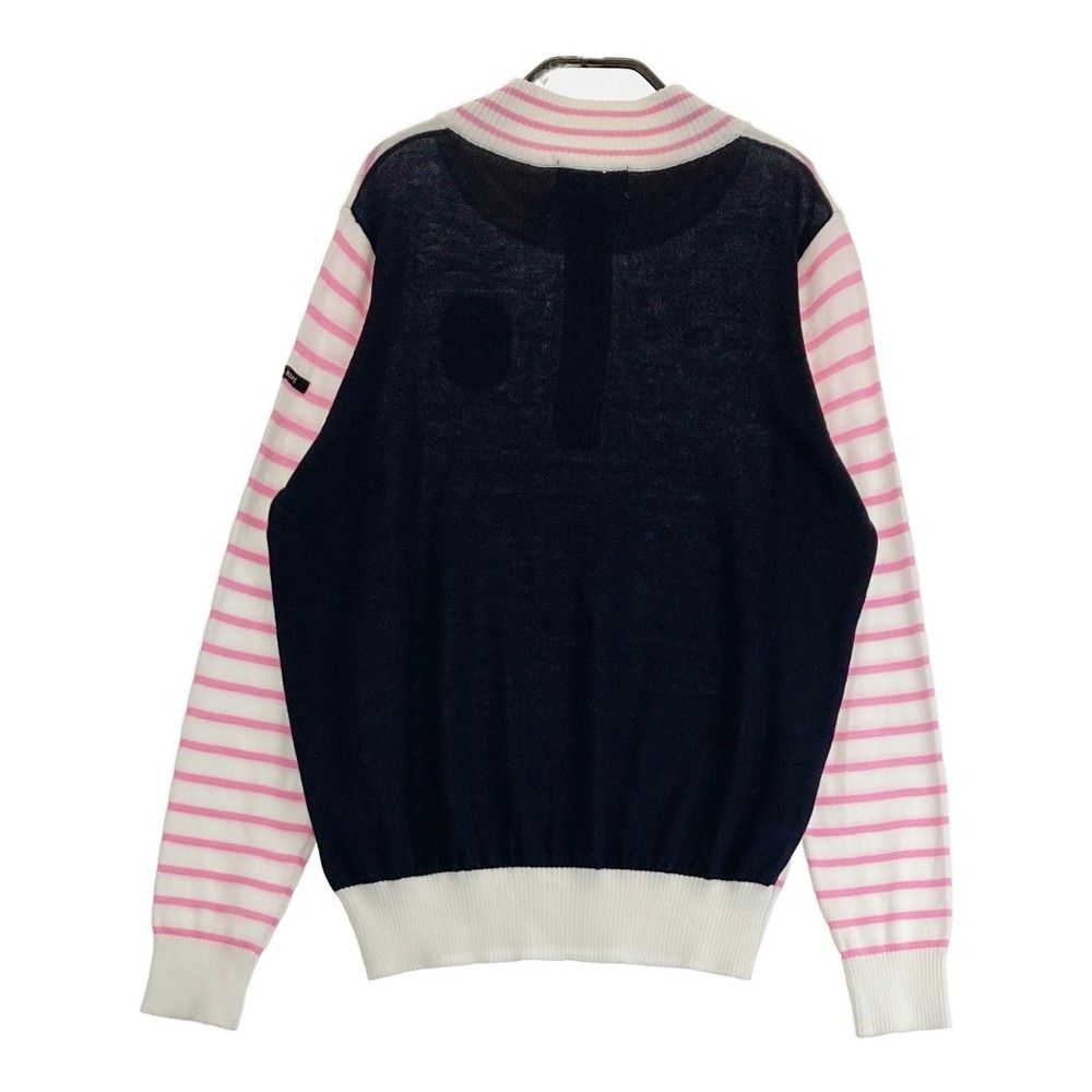 サイズ：L JUN&ROPE ジュン アンド ロペ ハーフジップニットセーター