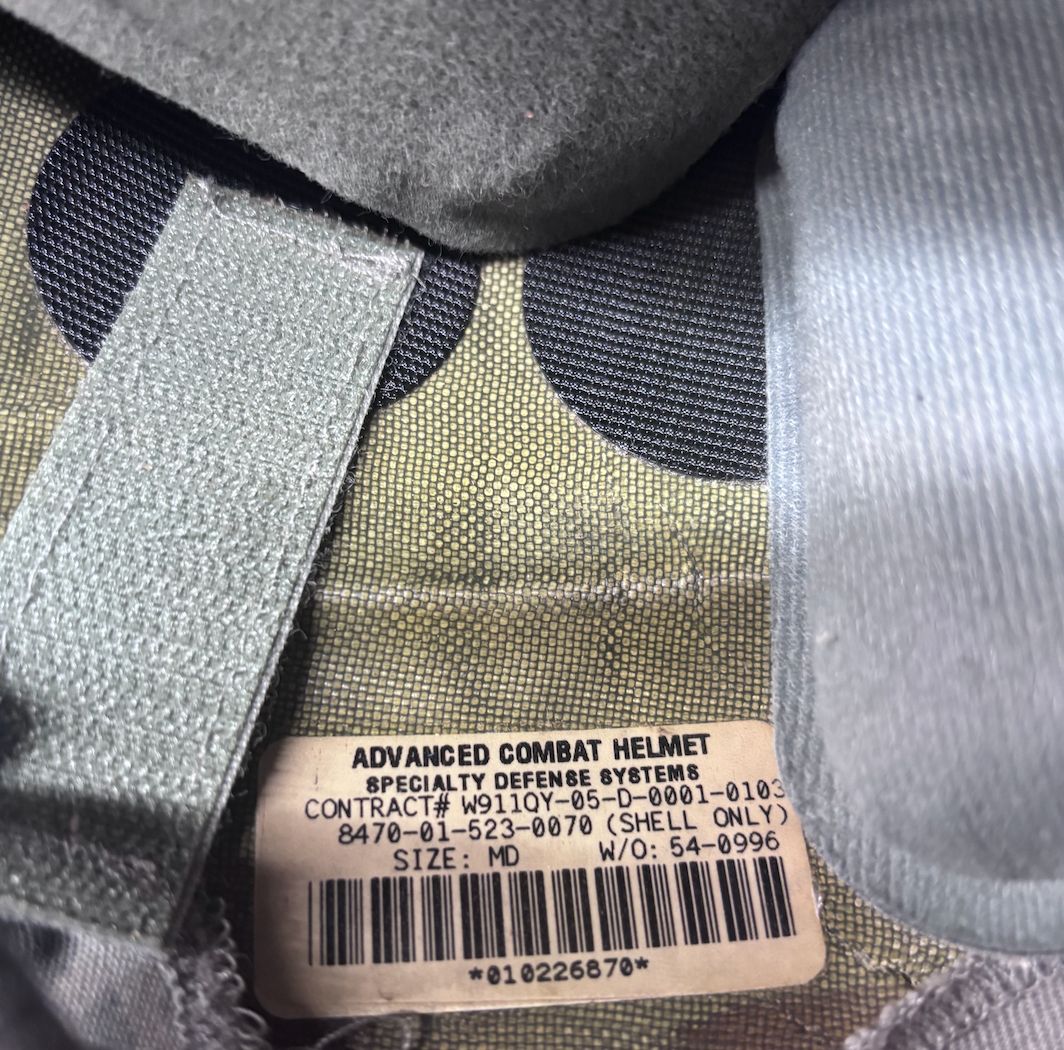 US MICHヘルメット
