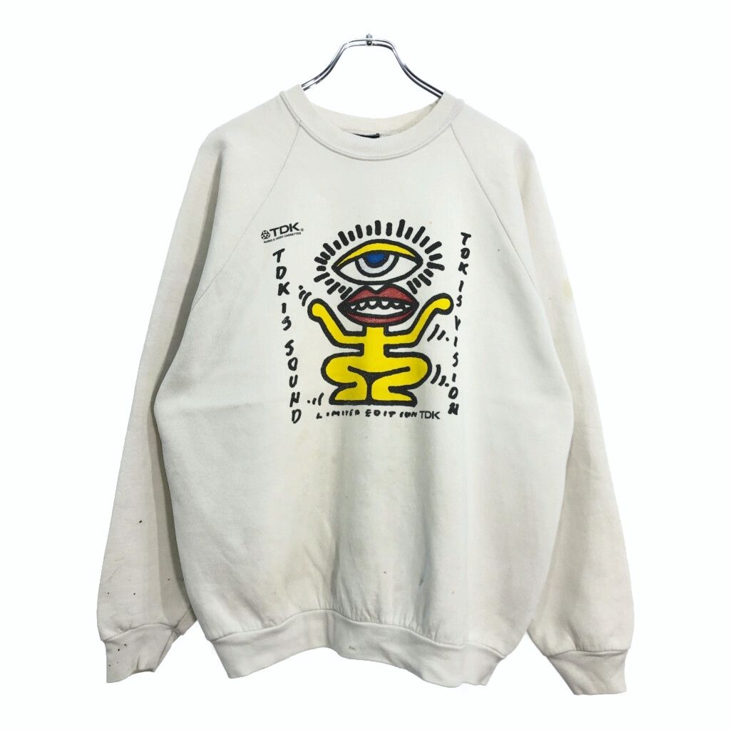 90s USA製 CAT スウェット XL 企業ロゴ CAT 企業ロゴ スウェット / USA製 - ネコ古着 - ネコ古着