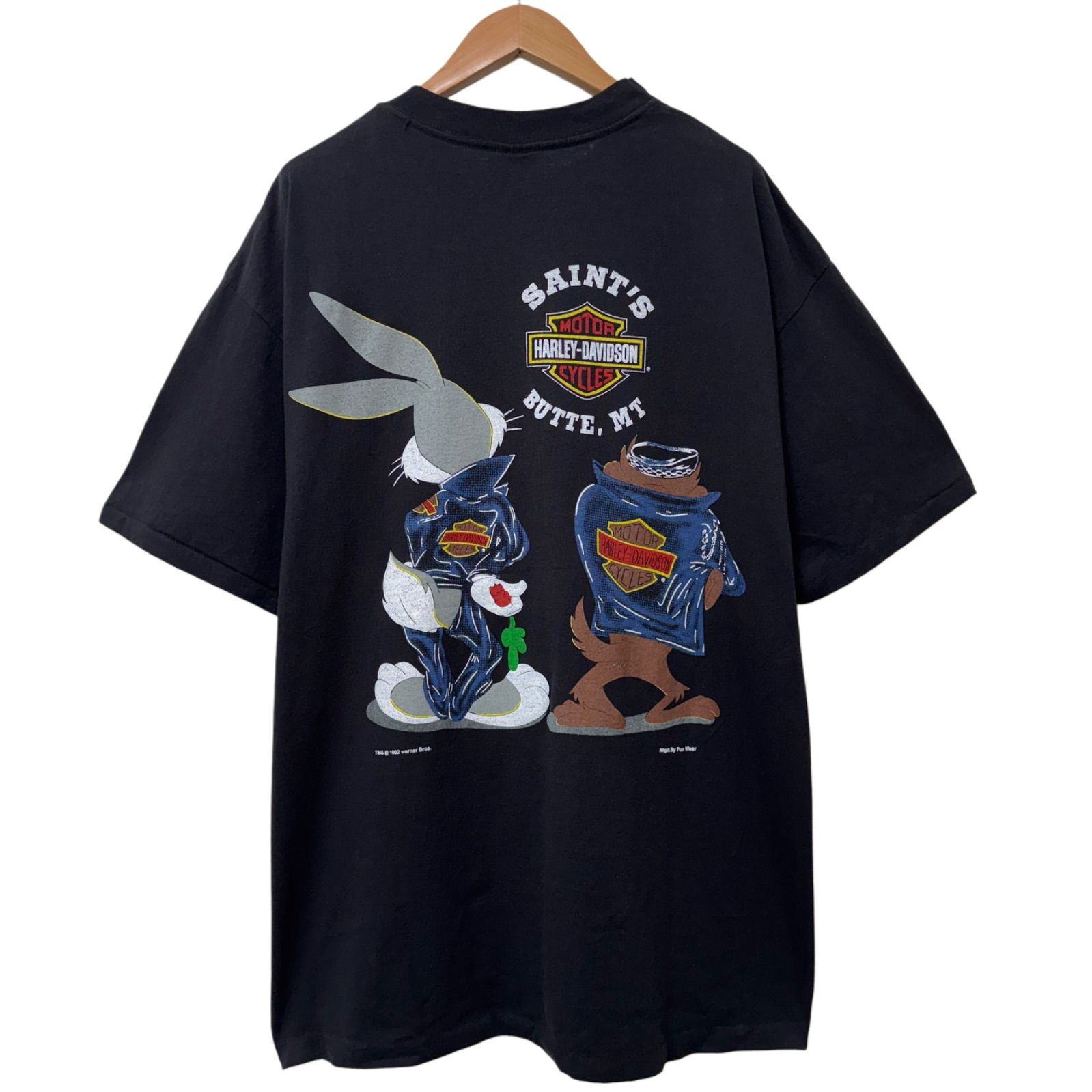 ハーレーダビッドソン ルーニー・テューンズ Tシャツ XLサイズ