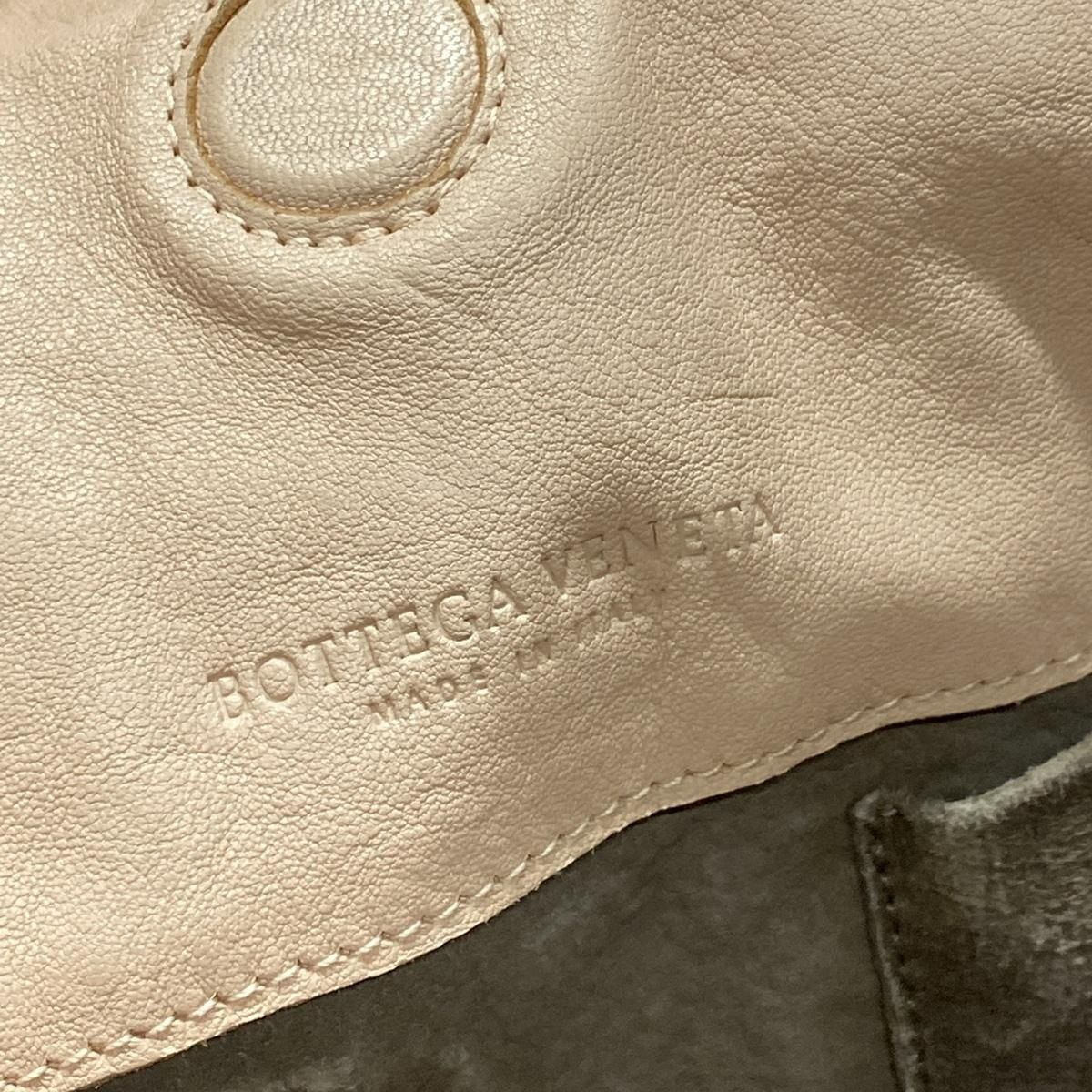 BOTTEGA VENETA(ボッテガヴェネタ) トートバッグ カンパーナ ベージュ×アイボリー×ライトグレー レザー - メルカリ