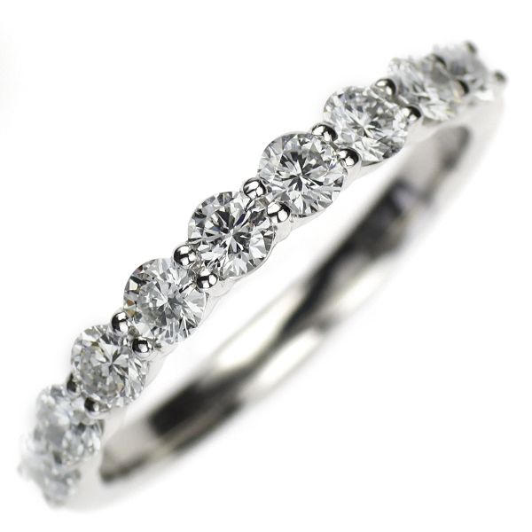 ヴァンドーム青山 Pt950 ダイヤモンド リング 0.62ct ハーフエタニティ