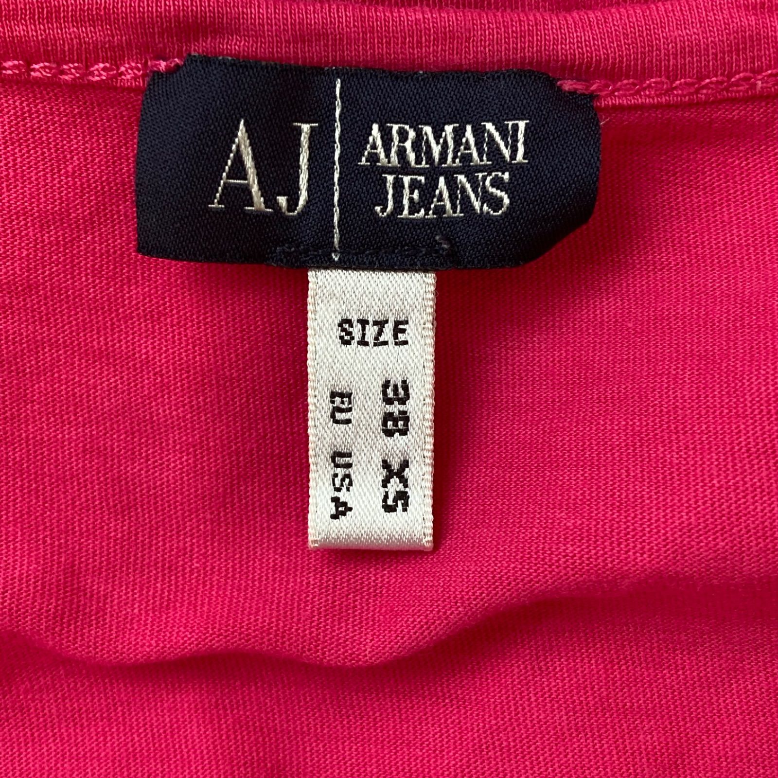 ARMANI JEANS - G43 新品未使用 S アルマーニジーンズ カットソー ピンク レディース 楽天市場】アルマーニ・ジーンズ Tシャツ（カラーピンク