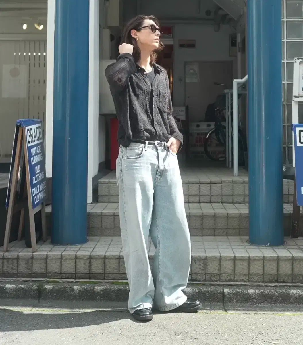 Acne Studios アクネ 1989 ルーズフィットジーンズ バギー 三越伊勢丹 | Acne Studios/アクネ ストゥディオズ_Men通販